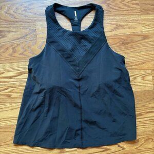 Lucy activewear tank top. Size Small. Black. Built in bra. Preowned.